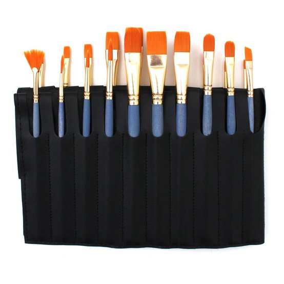 Gold Taklon Brushes 20 Pack image number 1