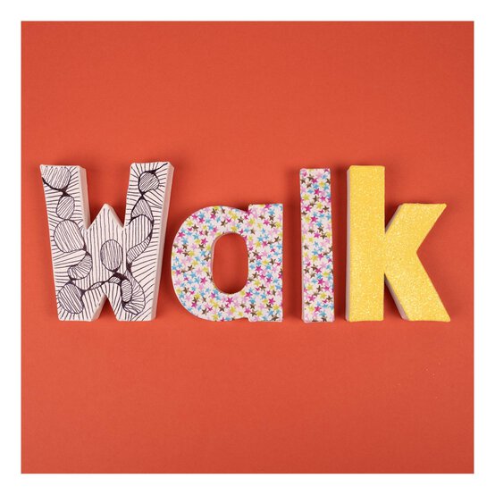 Lowercase Mini Mache Letter K image number 3