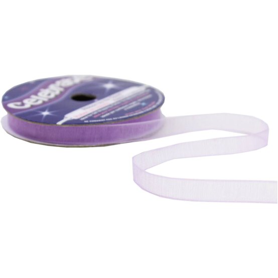 Orchid Organdie Ribbon 6mm x 8m image number 3