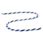 Royal Blue and White Knot Cord 2mm x 8m image number 1