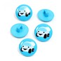 Hemline Blue Novelty Car Button 5 Pack image number 1