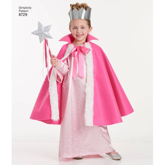 Simplicity Kids&rsquo; Cape Costume Sewing Pattern 8729 (S-L) image number 7