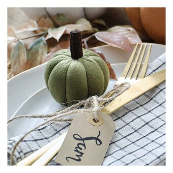 Green Plush Pumpkin 6.5cm