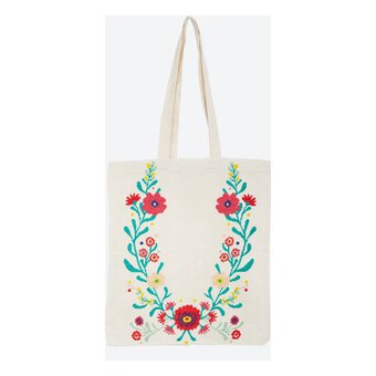 FREE PATTERN DMC Floral Frame Cross Stitch 0191