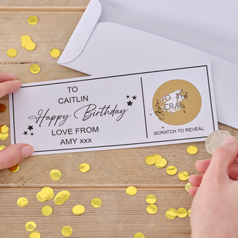 Silhouette: How to Make a Scratch Card & Envelope