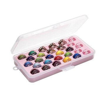 Hemline Bobbin Storage Box 19cm x 9cm x 3cm