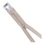 YKK Light Beige Dress and Skirt Zip 18cm image number 1