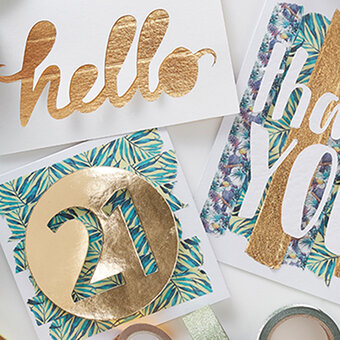 Your Cricut Explore Washi Tape Cards