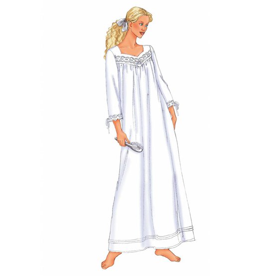 Butterick Petite Nightgown Sewing Pattern 6838 (L-XL) image number 6