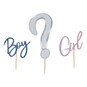 Gender Reveal Cake Topper Set  image number 1