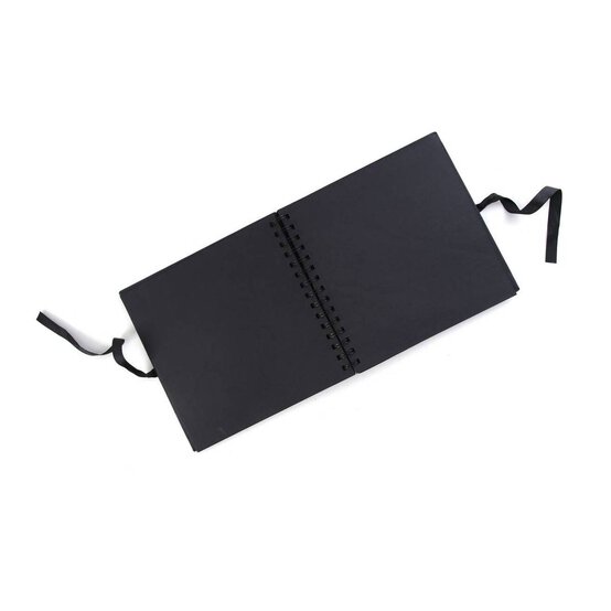 Spiral Bound Black Scrapbook 12 x 12 Inches image number 3