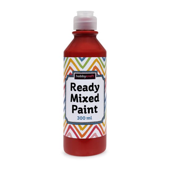Red Ready Mixed Paint 300ml image number 1