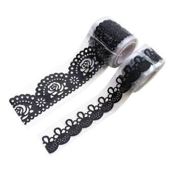 Black Adhesive Border Rolls 2 Pack