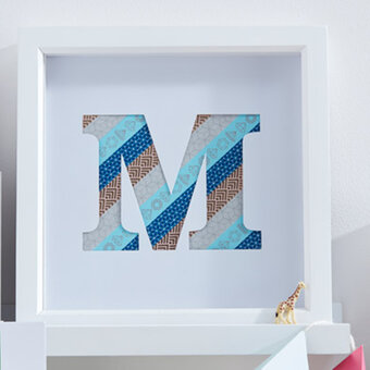 How to Make a Washi Tape Box Frame
