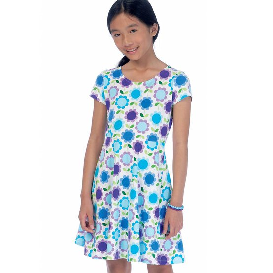 McCall&rsquo;s Girls&rsquo; Dress Sewing Pattern M7079 (7-14) image number 6