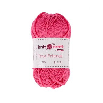 Knitcraft Hot Pink Tiny Friends Yarn 25g