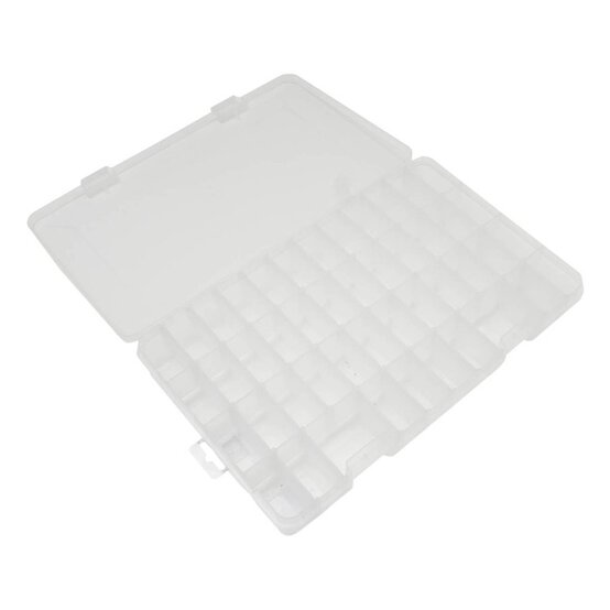 Clear Plastic Storage Box 35.5cm x 22cm image number 2
