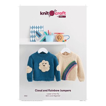 Knitcraft Cloud and Rainbow Jumpers Digital Pattern 0048