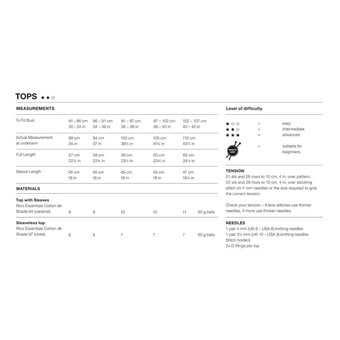 Rico Essentials Cotton DK Tops Digital Pattern 1008