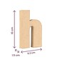 Lowercase Mini Mache Letter H image number 5