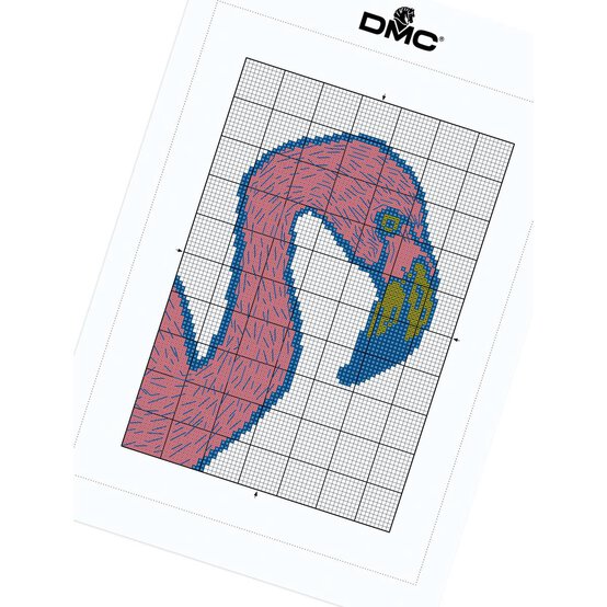 FREE PATTERN DMC Flamingo Cross Stitch 0205 image number 5