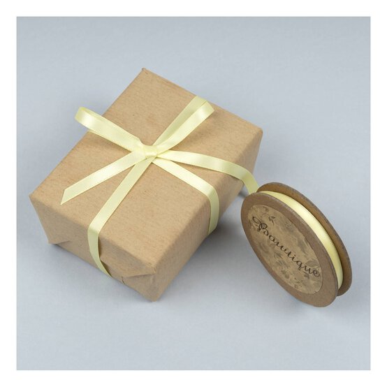 Baby Maize Double-Faced Satin Ribbon 6mm x 5m image number 3