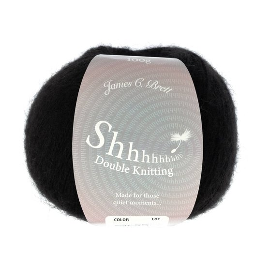 James C Brett Onyx Shhh DK Yarn 100g image number 1