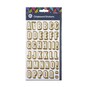 Gold Foil Alphabet Chipboard Stickers 84 Pieces image number 3