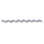 Silver 5mm Metallic Ric Rac Trim by the Metre image number 1