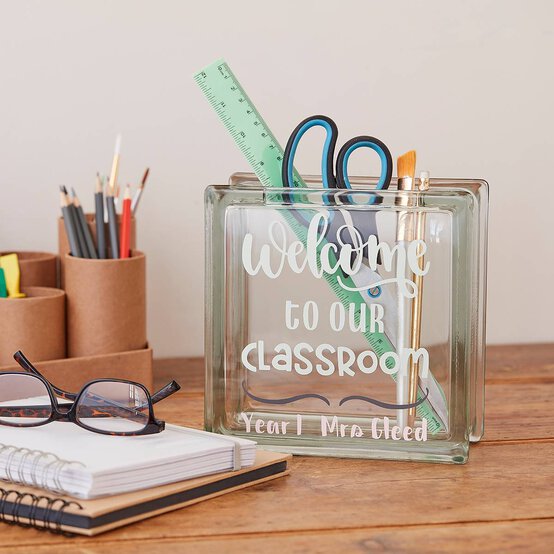 Clear Glass Block 19cm x 19cm x 8cm image number 6