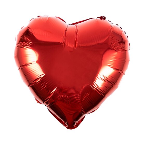 Large Red Foil Heart Balloon image number 1
