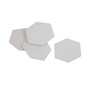 Unglazed Ceramic Hexagon Coasters 4 Pack image number 3