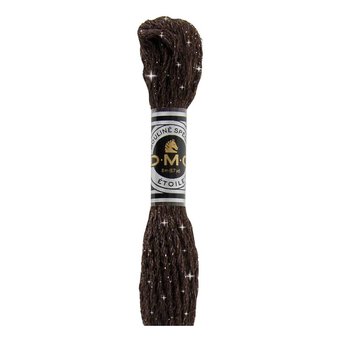 DMC Dark Brown Mouline Etoile Cotton Thread 8m (C3371)
