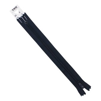 YKK Royal Blue Dress and Skirt Zip 20cm