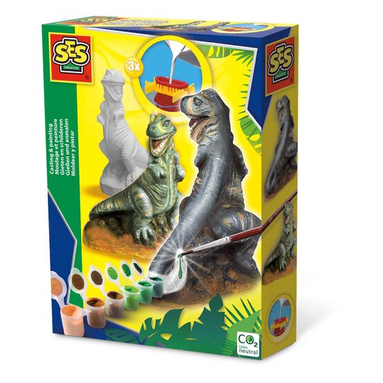SES Creative T-Rex Cast and Paint Set image number 1