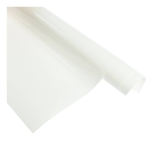 White PU Iron-On Vinyl 12 x 24 Inches image number 3