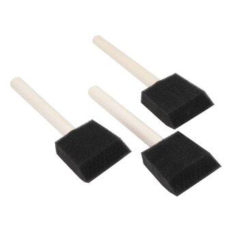 Royal & Langnickel Foam Brushes 3 Pack