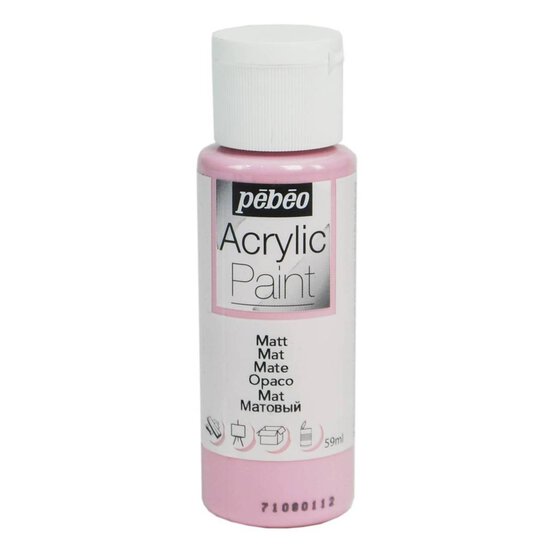 Pebeo Lilac Matt Acrylic Craft Paint 59ml image number 1