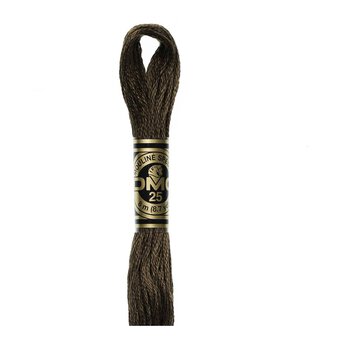 DMC Brown Mouline Special 25 Cotton Thread 8m (3031)