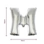 Extra Large Silver Foil Letter M Balloon image number 2