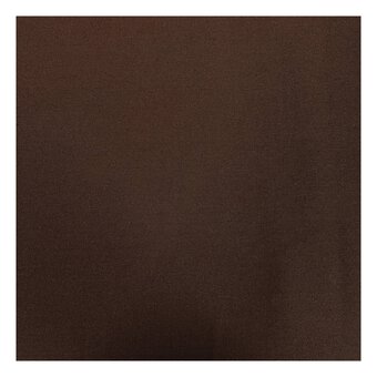 Dark Brown Cotton Homespun Fabric by the Metre