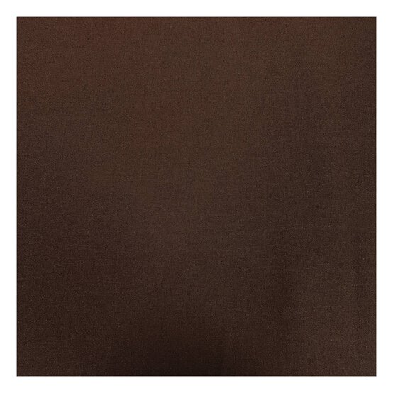 Dark Brown Cotton Homespun Fabric by the Metre image number 2