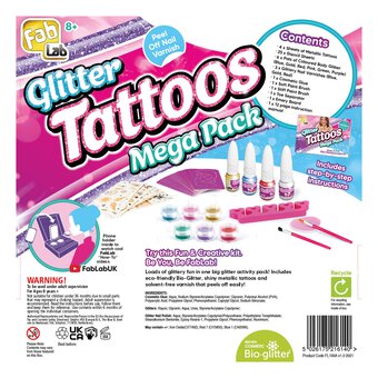 FabLab Glitter Tattoos Mega Pack