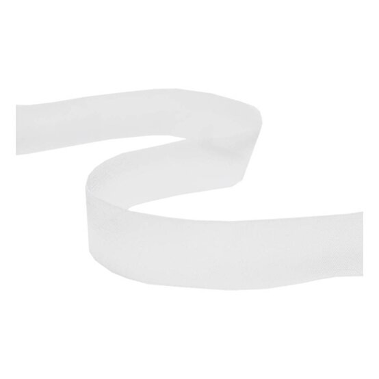 White Organdie Ribbon 12mm x 6m image number 1