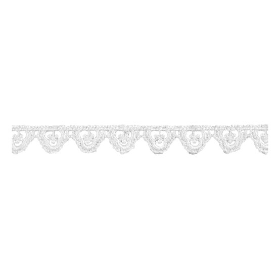 White Clover Guipure Lace Trim by the Metre image number 2