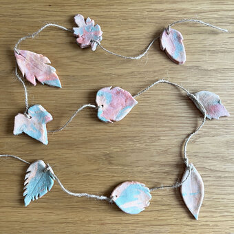 How to Make an Autumn Salt Dough Garland