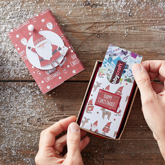 How to Make Christmas Gift Card Boxes