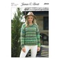 James C Brett Marble Chunky Lady's Sweater Pattern JB454 image number 1