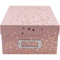Rose Gold Dot Storage Box 28.8cm x 19.7cm x 11.5cm image number 3