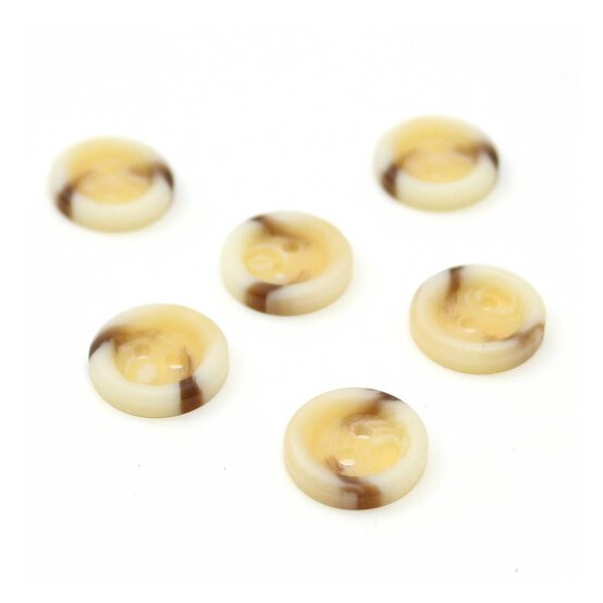 Hemline Assorted Basic Knitwear Button 6 Pack image number 1